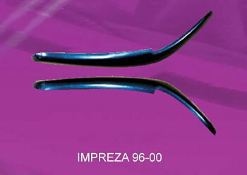 SUBARU IMPREZA 95-00 ABS EYEBROWS [SIX]