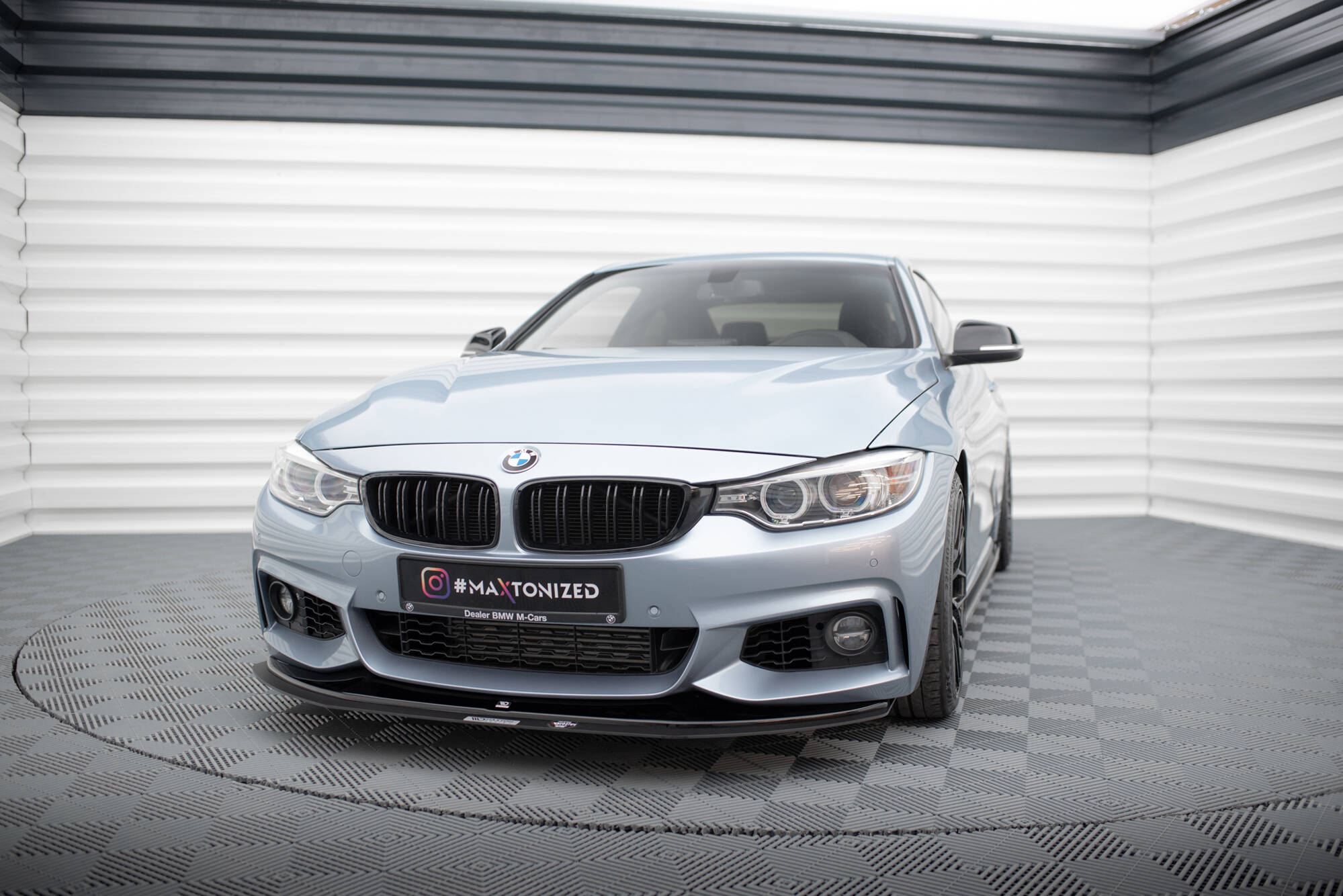 Hybrid Front Splitter BMW 4 Coupe / Gran Coupe / Cabrio M-Pack F32 / F36 / F33 - 3