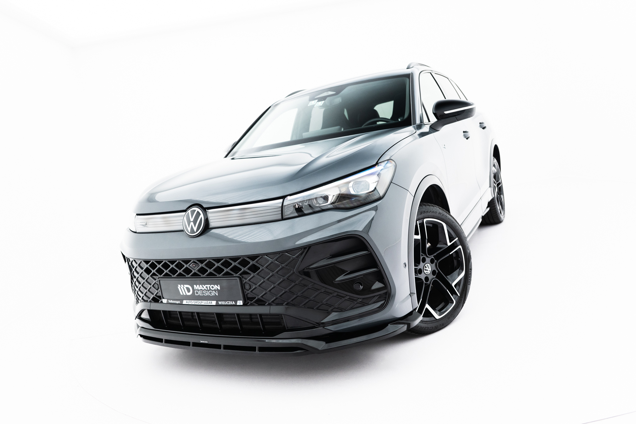 FRONT SPLITTER V.2 SUITABLE FOR VOLKSWAGEN TIGUAN R-LINE MK3 – MAXTON DESIGN - 2