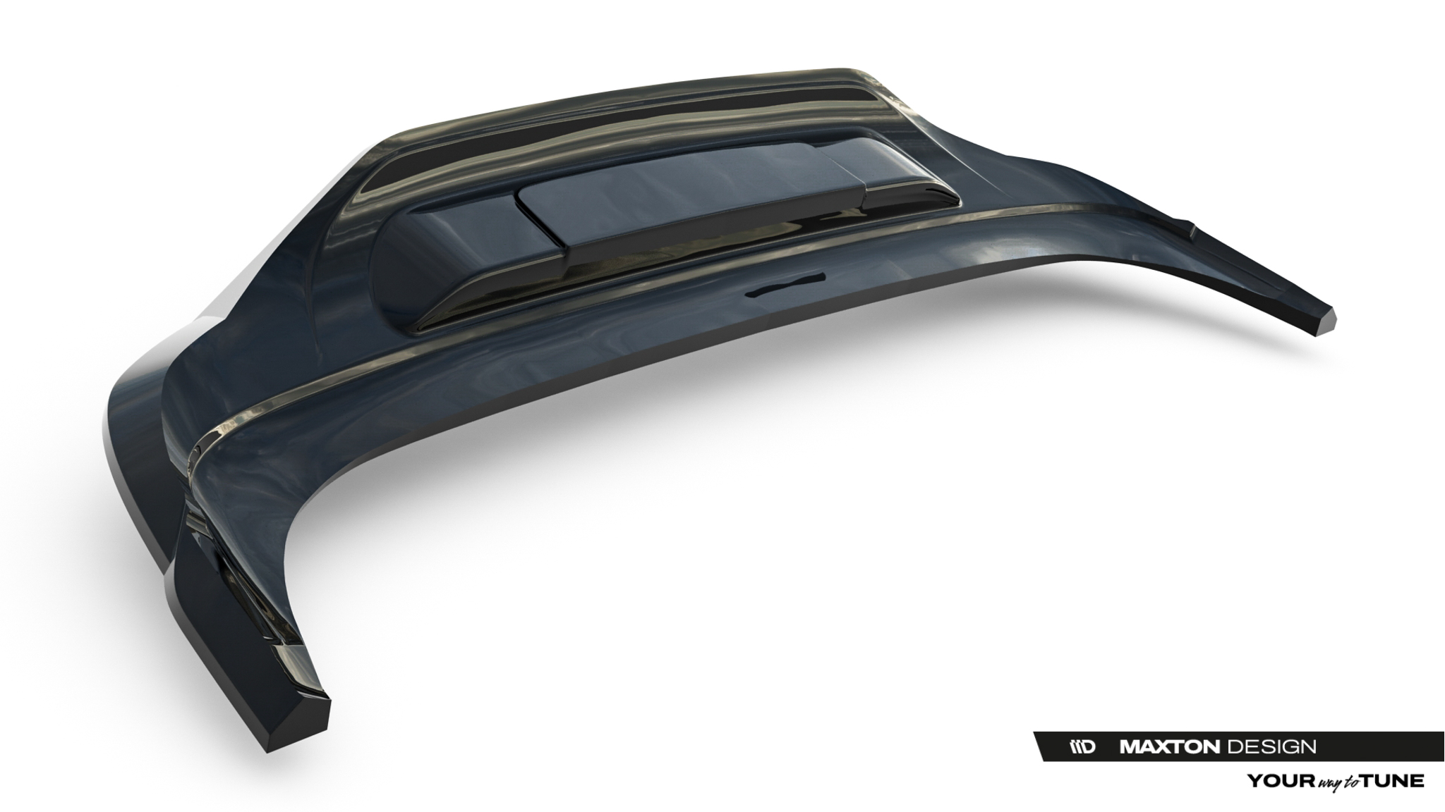 REAR SPLITTER (WITH VERTICAL BARS) SUITABLE FOR VOLKSWAGEN TIGUAN R-LINE MK3 – MAXTON DESIGN - 5