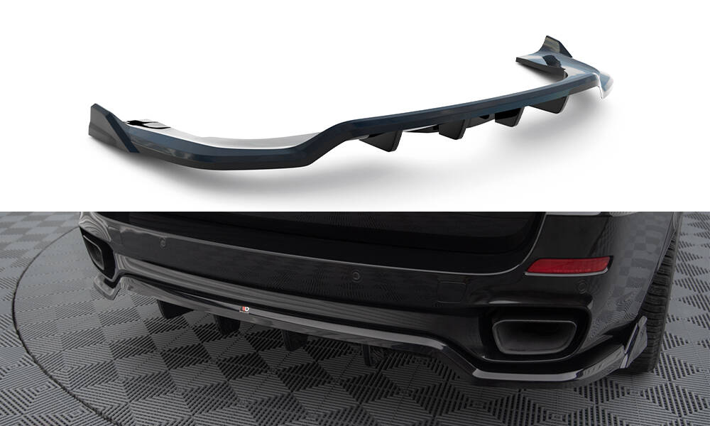 Central Rear Splitter (Vertical Bars) BMW X5 M-Pack F15