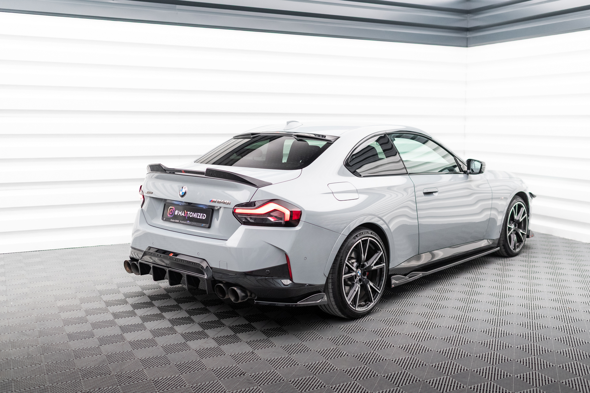 REAR VALANCE SUITABLE FOR BMW M240I COUPE G42 – MAXTON DESIGN - 4