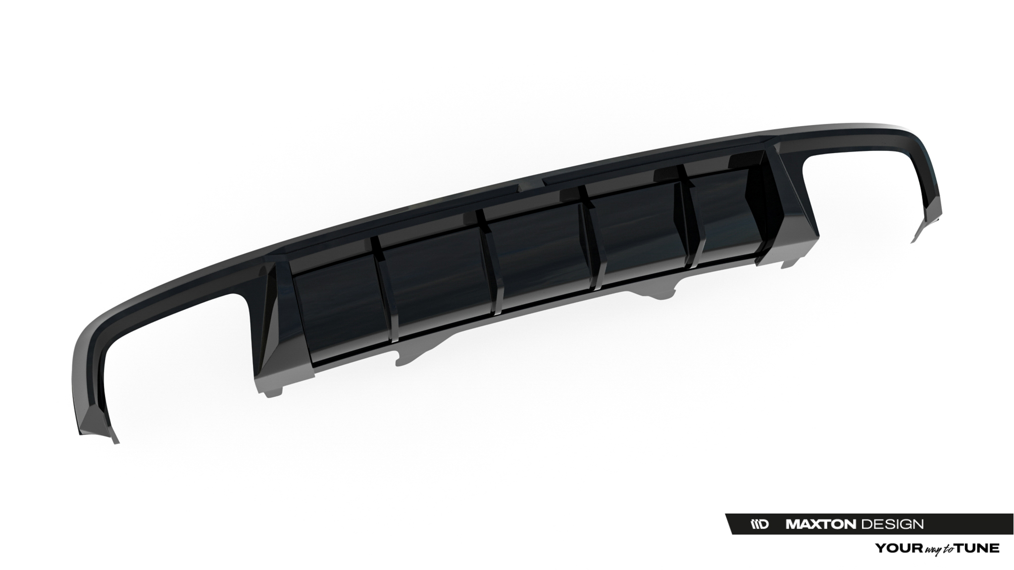 REAR VALANCE SUITABLE FOR AUDI S4 SEDAN / AVANT B9 – MAXTON DESIGN - 6