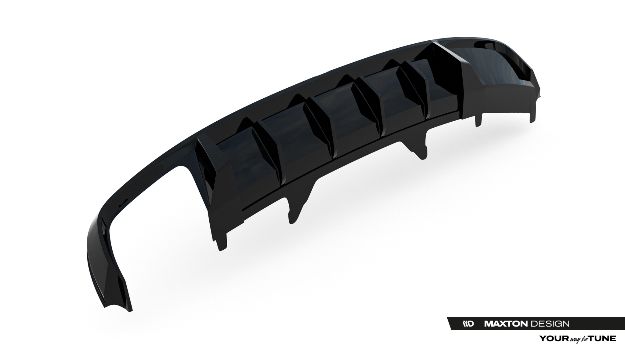 REAR VALANCE V.2 SUITABLE FOR AUDI A4 S-LINE SEDAN / AVANT B9 – MAXTON DESIGN - 5