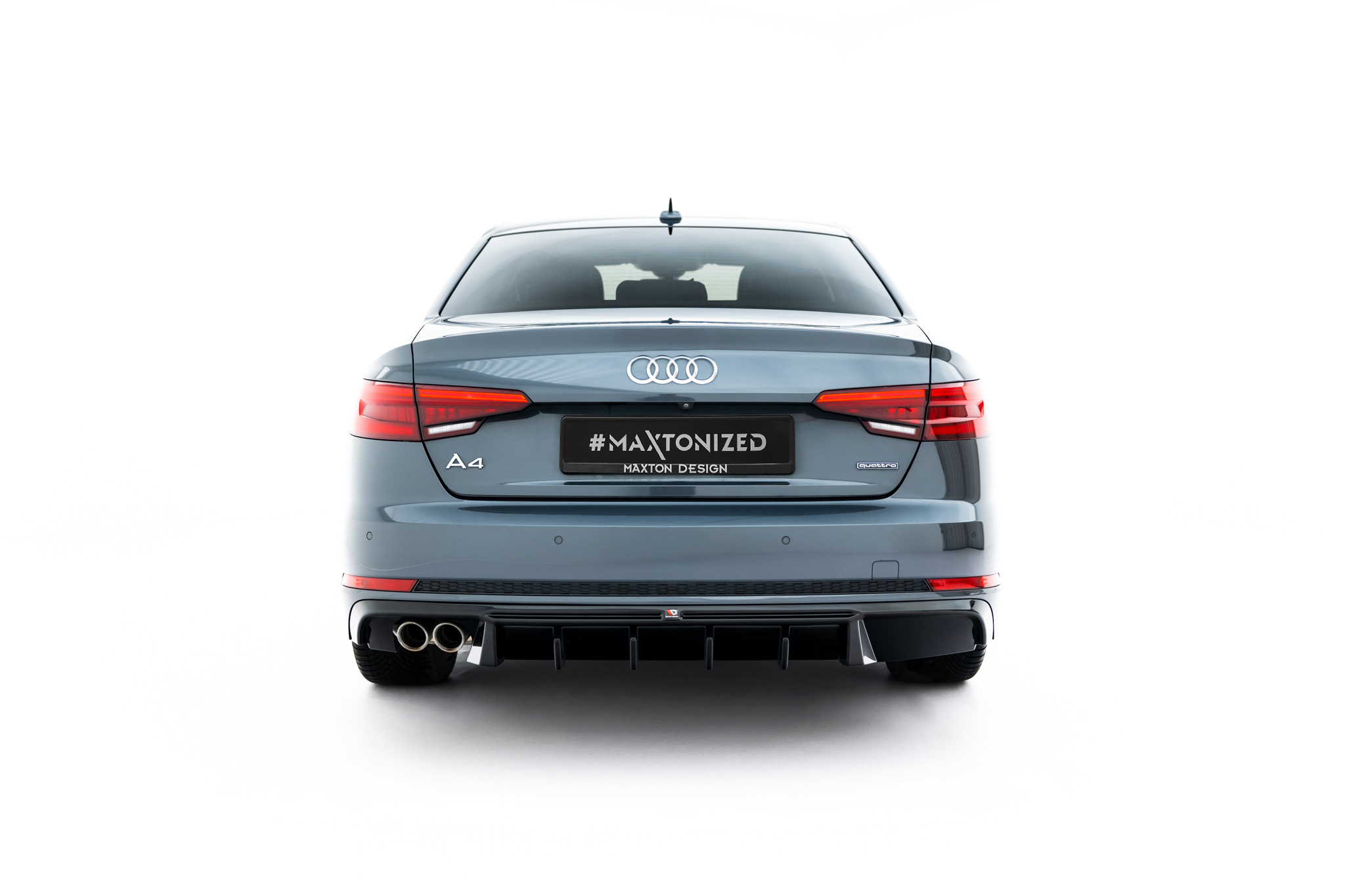 REAR VALANCE V.2 SUITABLE FOR AUDI A4 S-LINE SEDAN / AVANT B9 – MAXTON DESIGN - 9