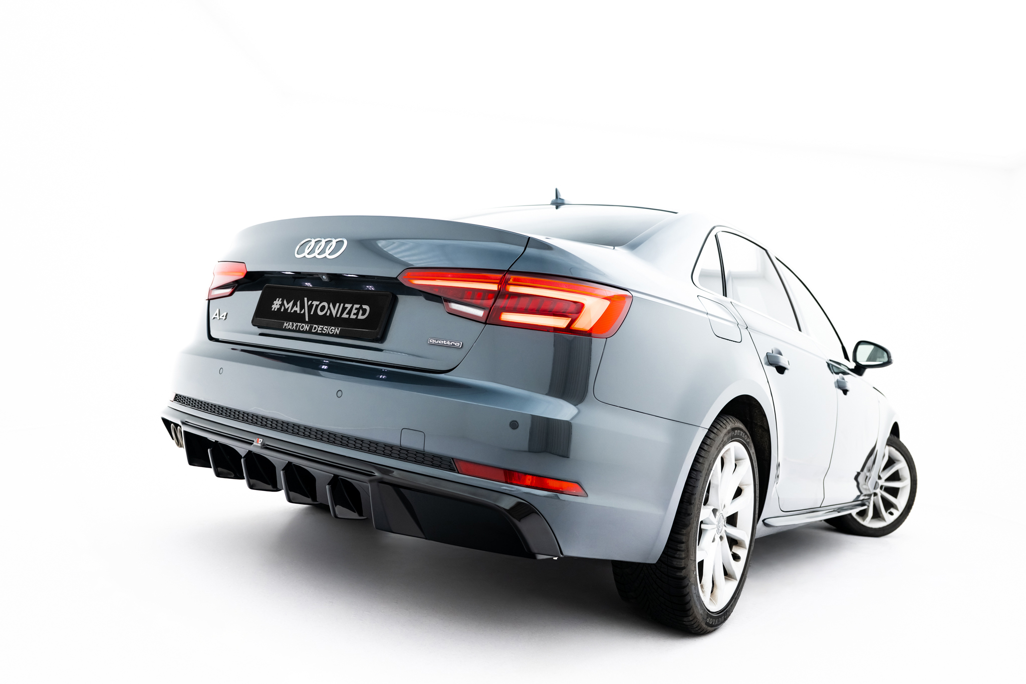 REAR VALANCE V.2 SUITABLE FOR AUDI A4 S-LINE SEDAN / AVANT B9 – MAXTON DESIGN - 8