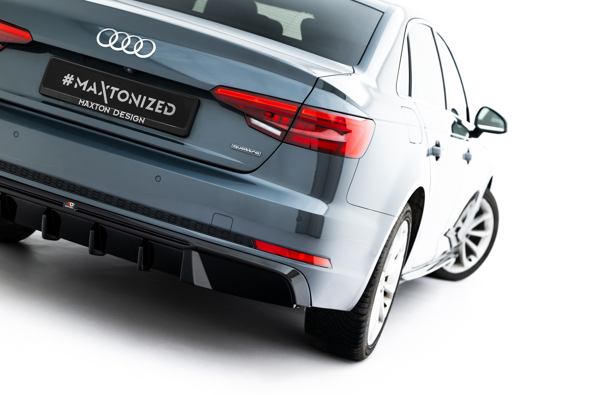 REAR VALANCE V.2 SUITABLE FOR AUDI A4 S-LINE SEDAN / AVANT B9 – MAXTON DESIGN