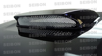 SUBARU IMPREZA 98-01 SEIBON OEM CARBON HOOD INCL STI SCOOP - 3