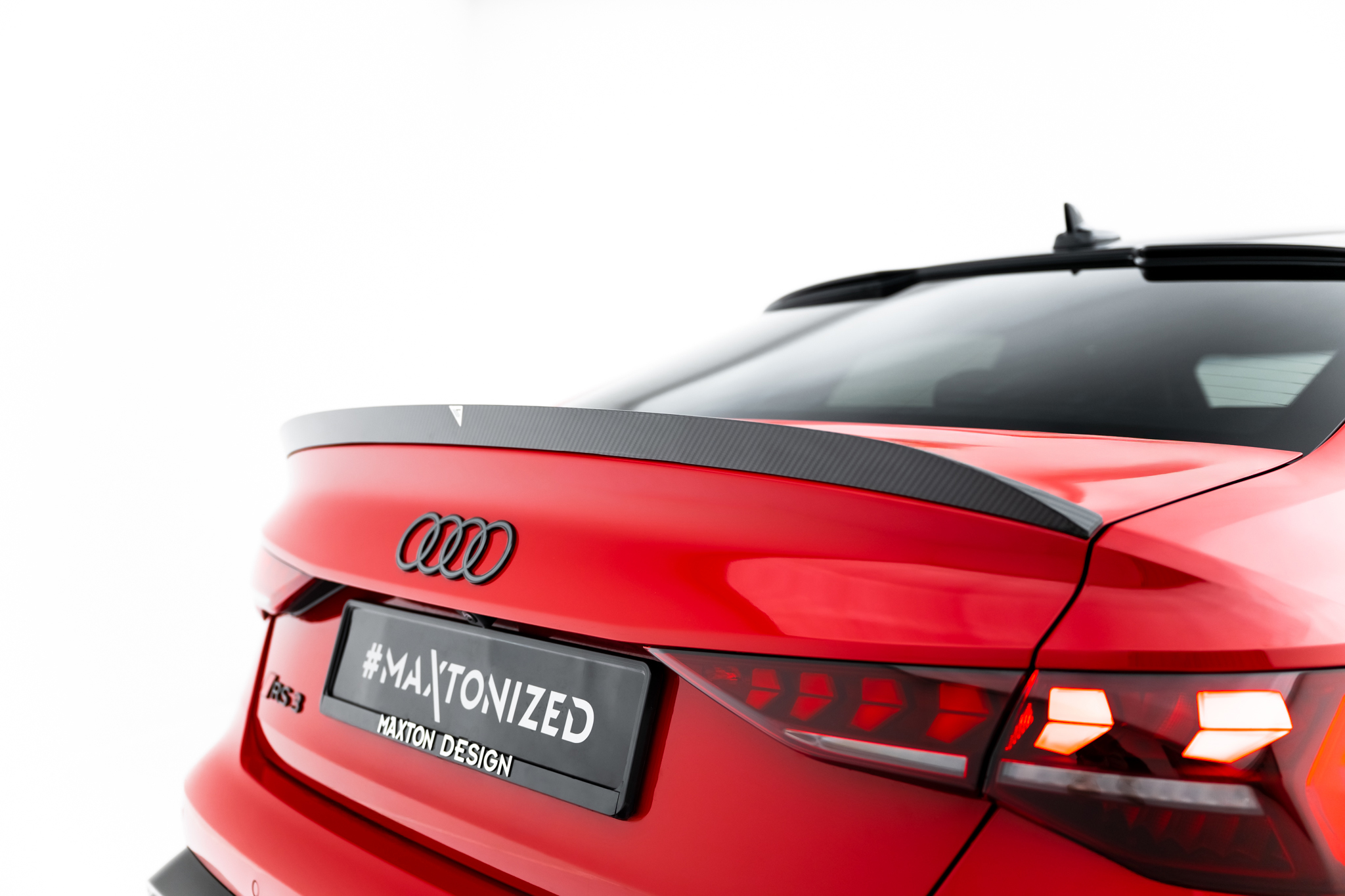 PREPREG CARBON FIBER TAILGATE SPOILER V.2 SUITABLE FOR AUDI RS3 / S3 / A3 S-LINE / A3 SEDAN 8Y FACELIFT – MAXTON DESIGN - 6