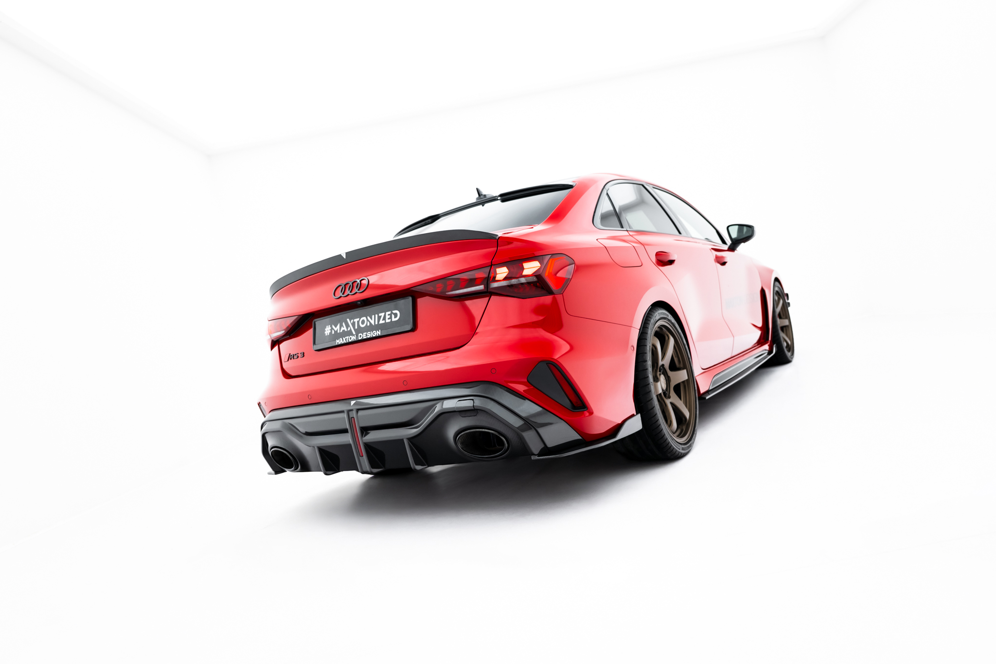 PREPREG CARBON FIBER TAILGATE SPOILER V.2 SUITABLE FOR AUDI RS3 / S3 / A3 S-LINE / A3 SEDAN 8Y FACELIFT – MAXTON DESIGN - 7