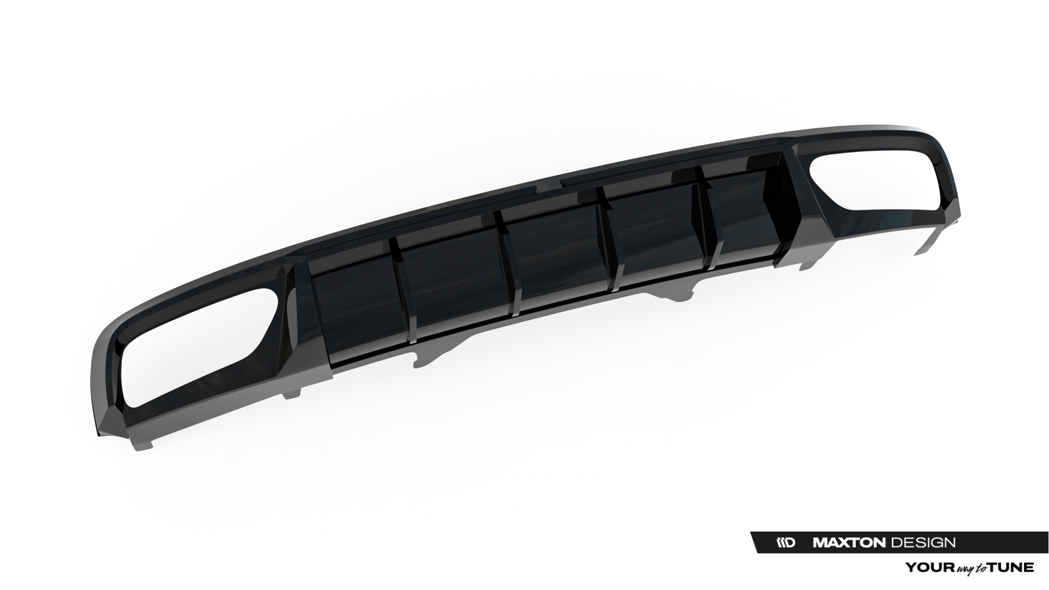 REAR VALANCE SUITABLE FOR AUDI A4 / A4 S-LINE SEDAN / AVANT B9 – MAXTON DESIGN