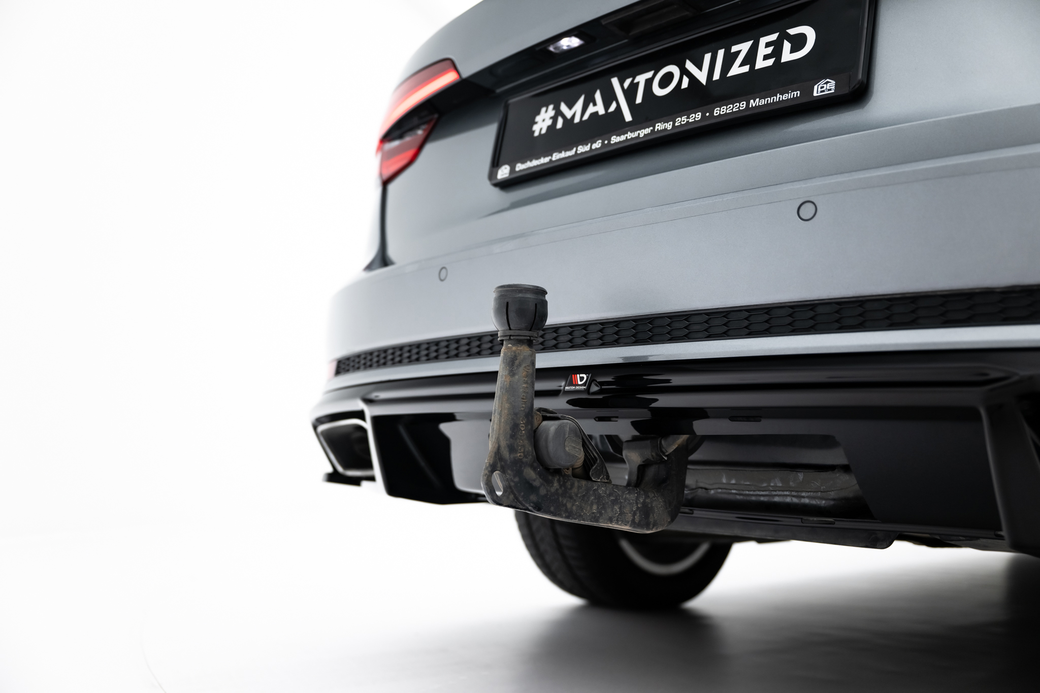 REAR VALANCE SUITABLE FOR AUDI A4 / A4 S-LINE SEDAN / AVANT B9 – MAXTON DESIGN - 3