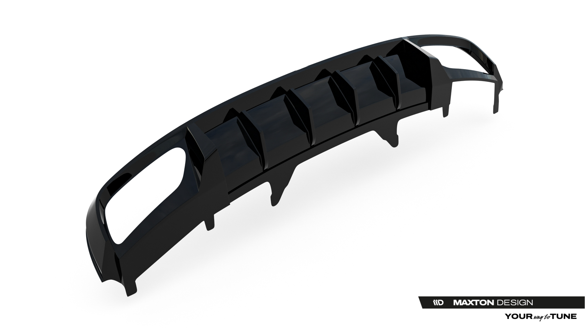 REAR VALANCE SUITABLE FOR AUDI A4 / A4 S-LINE SEDAN / AVANT B9 – MAXTON DESIGN - 7