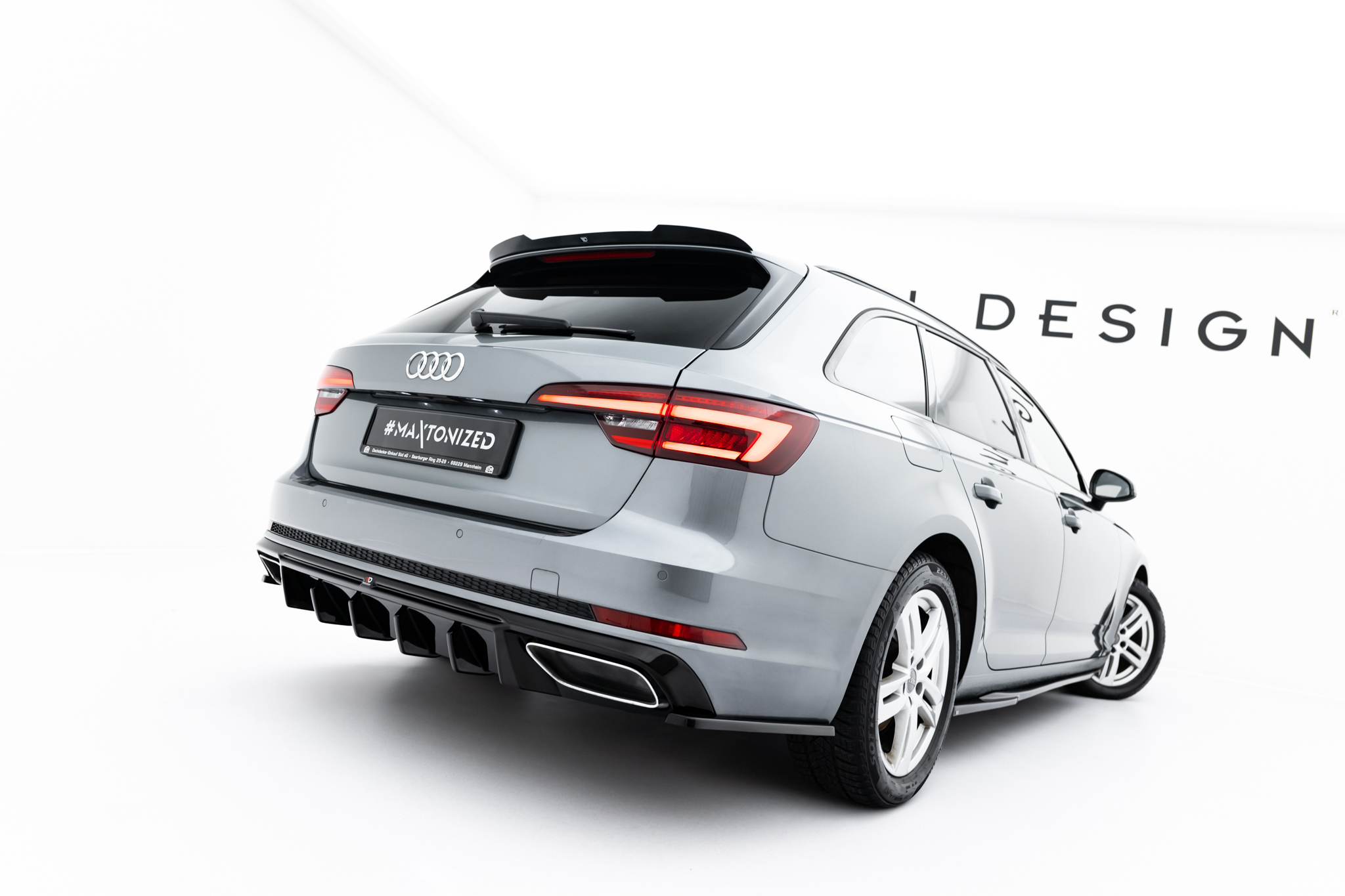 REAR SIDE SPLITTERS SUITABLE FOR AUDI A4 / A4 S-LINE / S4 SEDAN / AVANT B9 – MAXTON DESIGN - 6