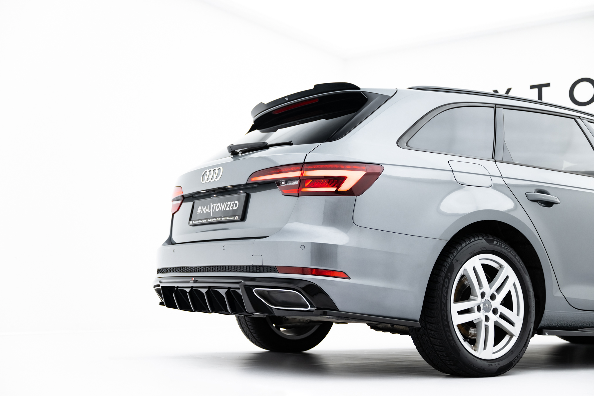 REAR SIDE SPLITTERS SUITABLE FOR AUDI A4 / A4 S-LINE / S4 SEDAN / AVANT B9 – MAXTON DESIGN - 5