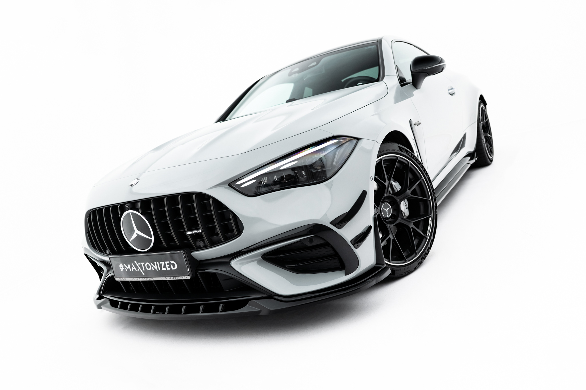 FRONT SPLITTER SUITABLE FOR MERCEDES-AMG CLE 53 AERO C236 – MAXTON DESIGN - 3