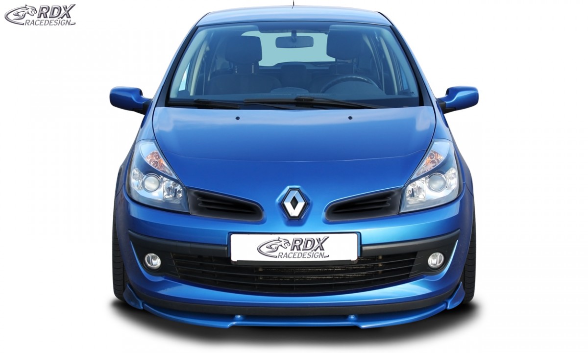 FRONT SPOILER VARIO-X RENAULT CLIO 3 PHASE 1 (NOT RS) FRONT LIP SPLITTER - 3