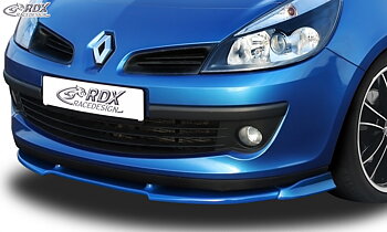 FRONT SPOILER VARIO-X RENAULT CLIO 3 PHASE 1 (NOT RS) FRONT LIP SPLITTER