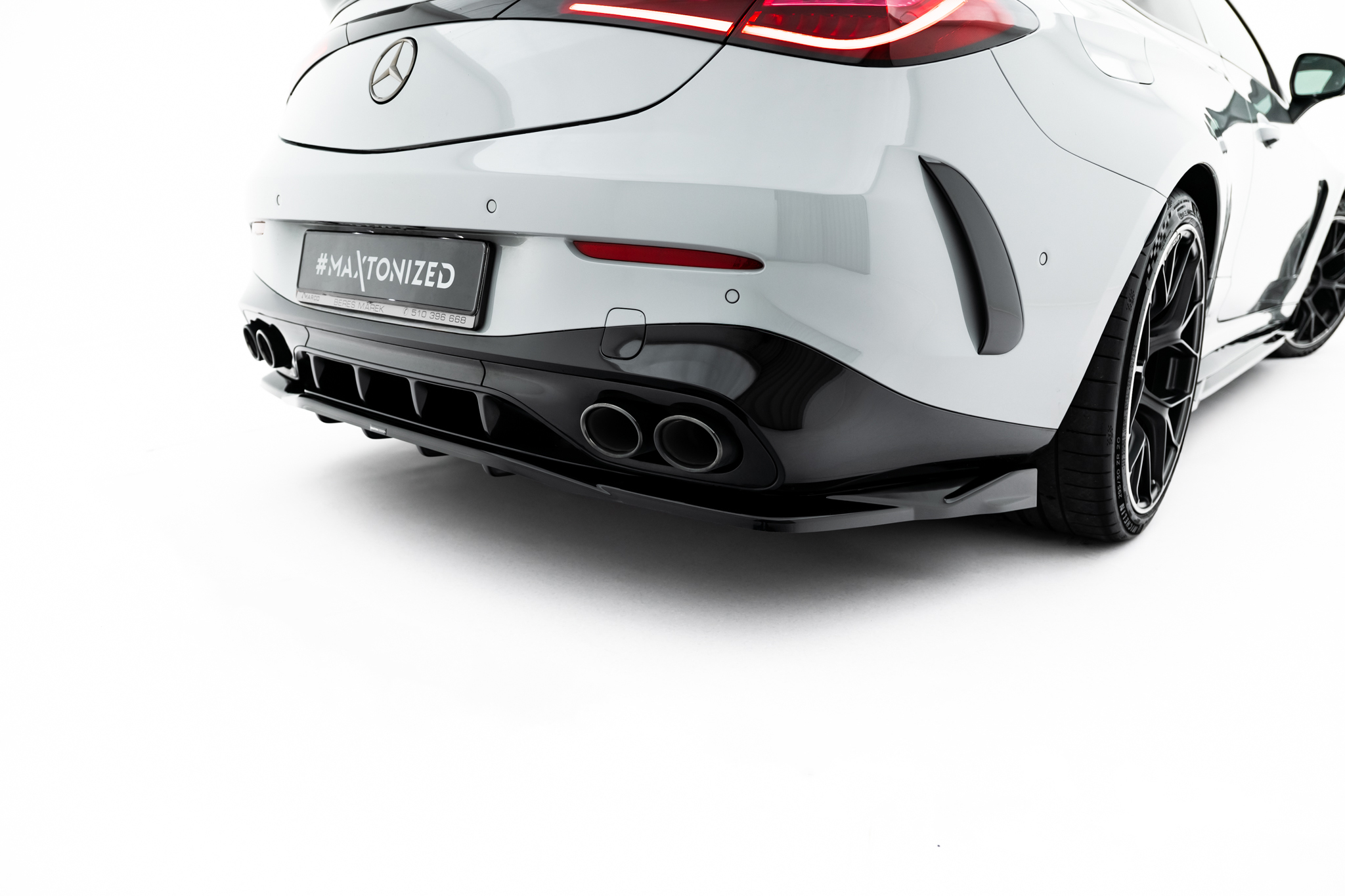 REAR SPLITTER (WITH VERTICAL BARS) SUITABLE FOR MERCEDES-AMG CLE 53 AERO C236 – MAXTON DESIGN - 3