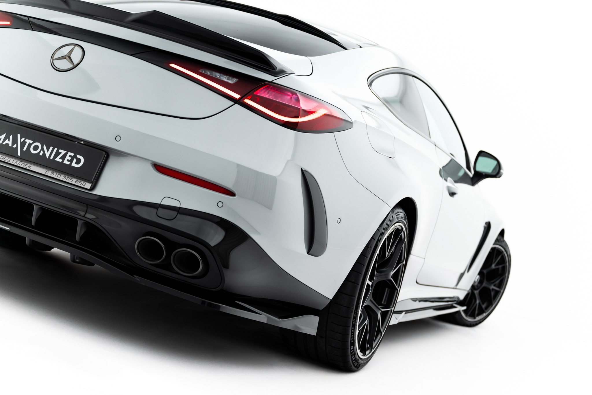 REAR SPLITTER (WITH VERTICAL BARS) SUITABLE FOR MERCEDES-AMG CLE 53 AERO C236 – MAXTON DESIGN - 7