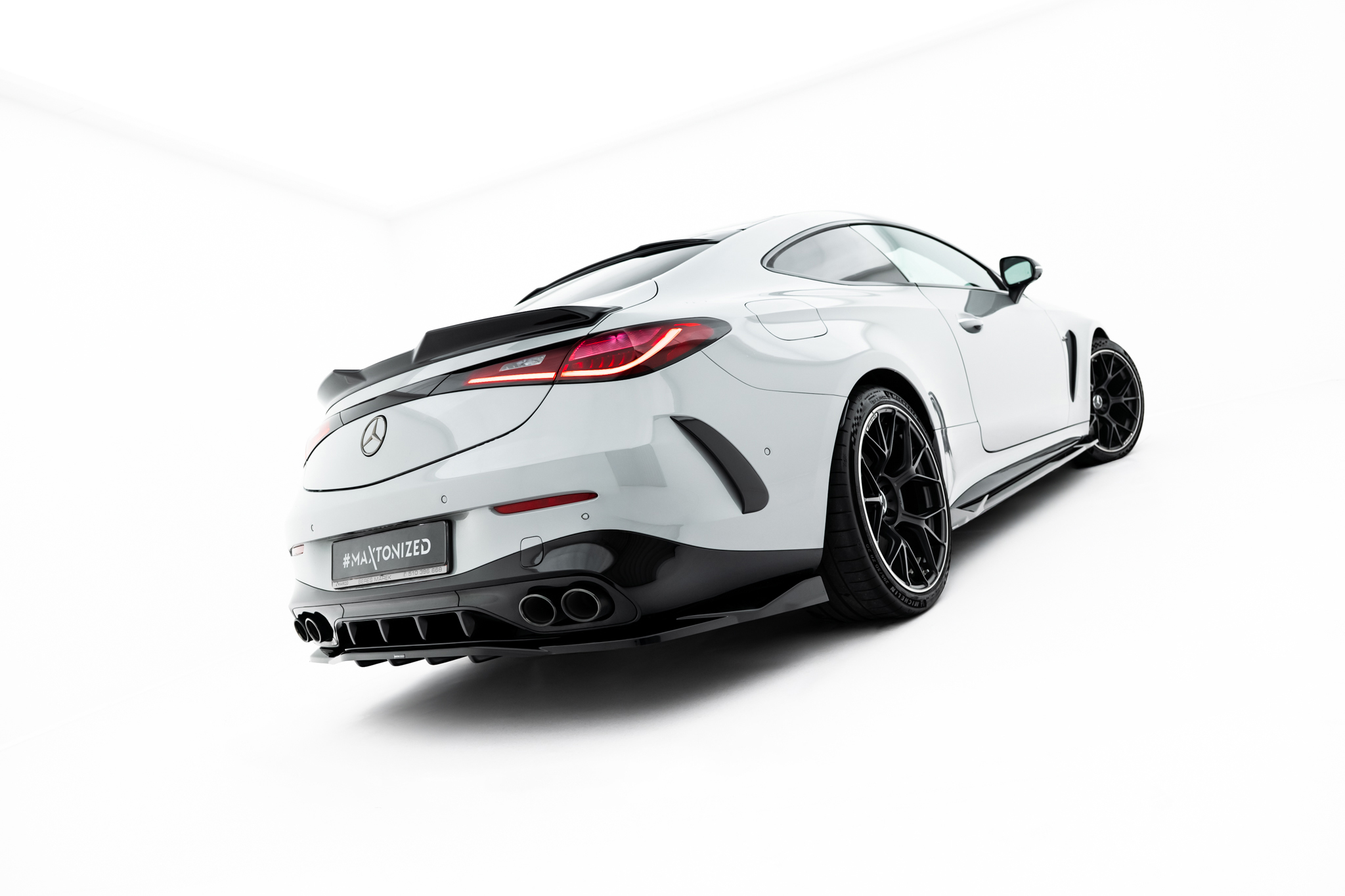 REAR SPLITTER (WITH VERTICAL BARS) SUITABLE FOR MERCEDES-AMG CLE 53 AERO C236 – MAXTON DESIGN - 5