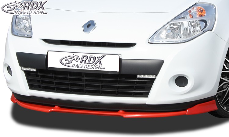 FRONT SPOILER VARIO-X RENAULT CLIO 3 PHASE 2 (NOT RS) FRONT LIP SPLITTER