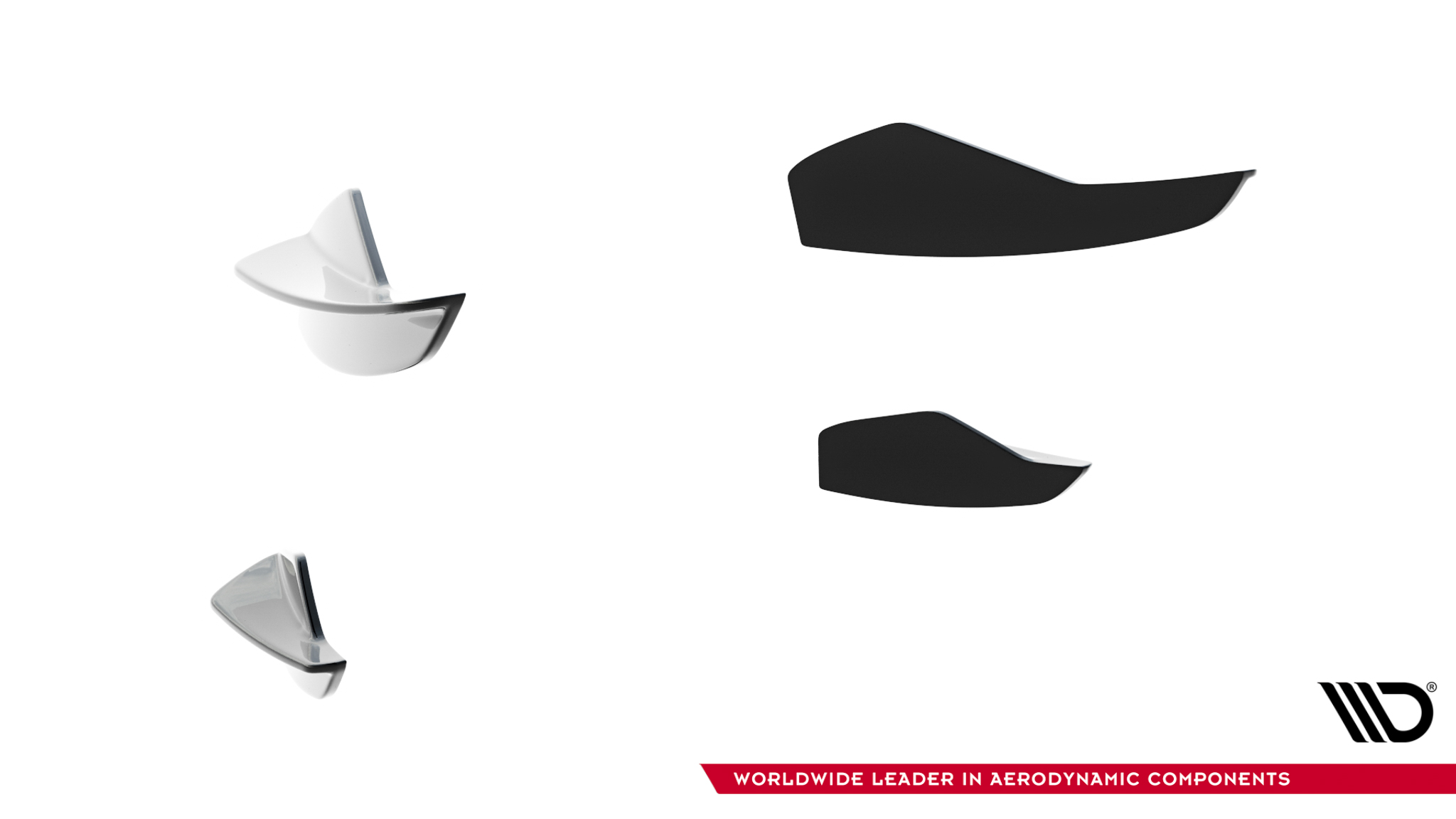 FRONT BUMPER WINGS (CANARDS) SUITABLE FOR AUDI A5 S-LINE / S5 SEDAN / AVANT B10 – MAXTON DESIGN - 3