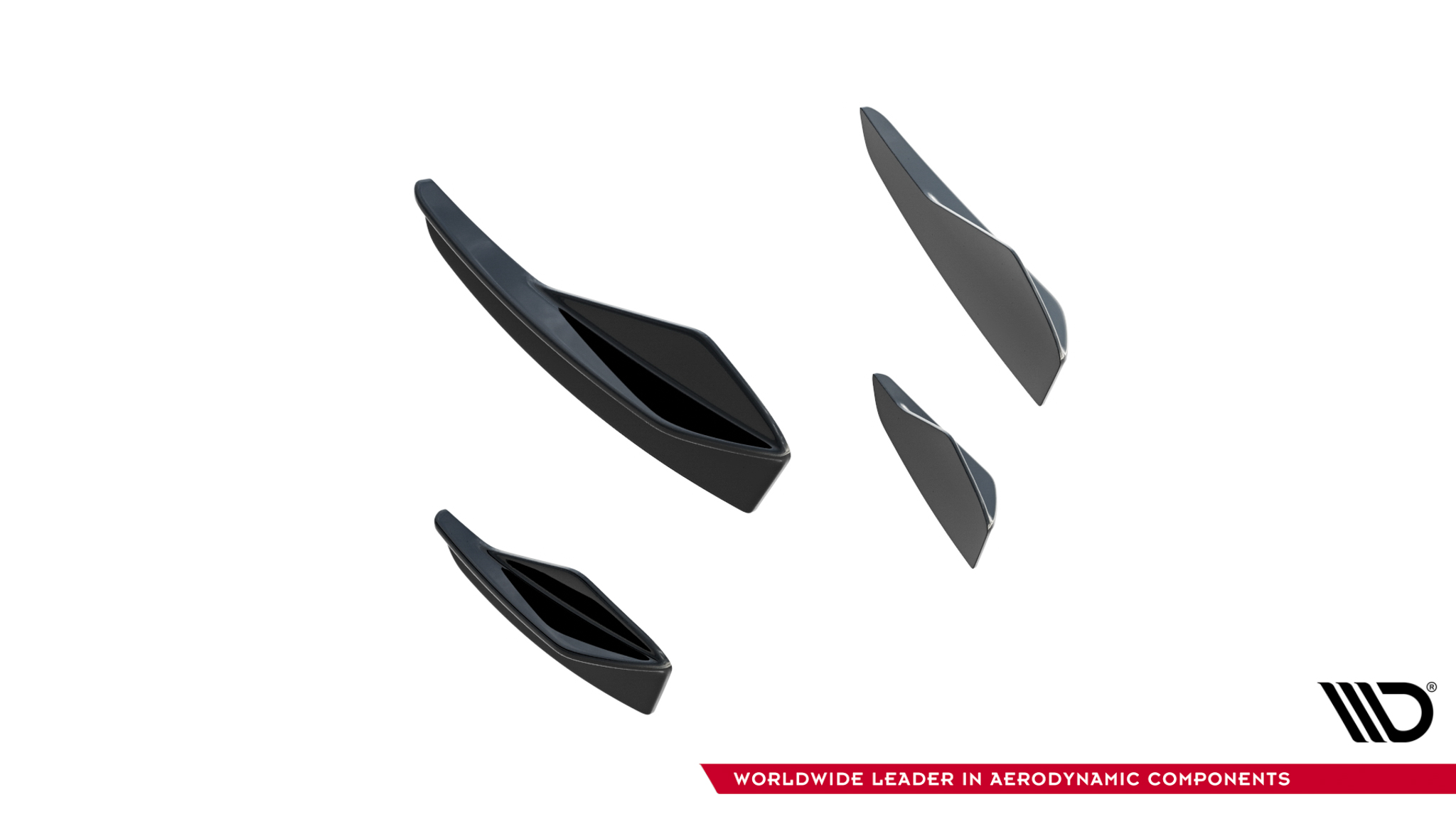 FRONT BUMPER WINGS (CANARDS) SUITABLE FOR AUDI A5 S-LINE / S5 SEDAN / AVANT B10 – MAXTON DESIGN - 2