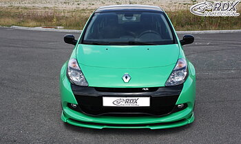 FRONT SPOILER VARIO-X RENAULT CLIO 3 RS PHASE 2 FRONT LIP SPLITTER