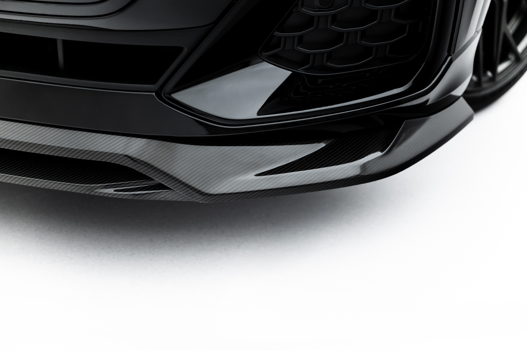 PREPREG CARBON FIBER FRONT SPLITTER SUITABLE FOR AUDI SQ8 / Q8 S-LINE MK1 FACELIFT – MAXTON DESIGN - 5