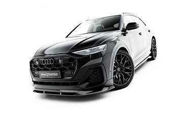 PREPREG CARBON FIBER FRONT SPLITTER SUITABLE FOR AUDI SQ8 / Q8 S-LINE MK1 FACELIFT – MAXTON DESIGN