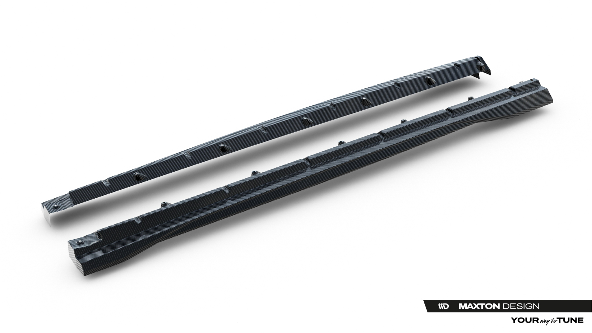 PREPREG CARBON FIBER SIDE SKIRTS SUITABLE FOR AUDI SQ8 / Q8 S-LINE MK1 FACELIFT – MAXTON DESIGN - 8