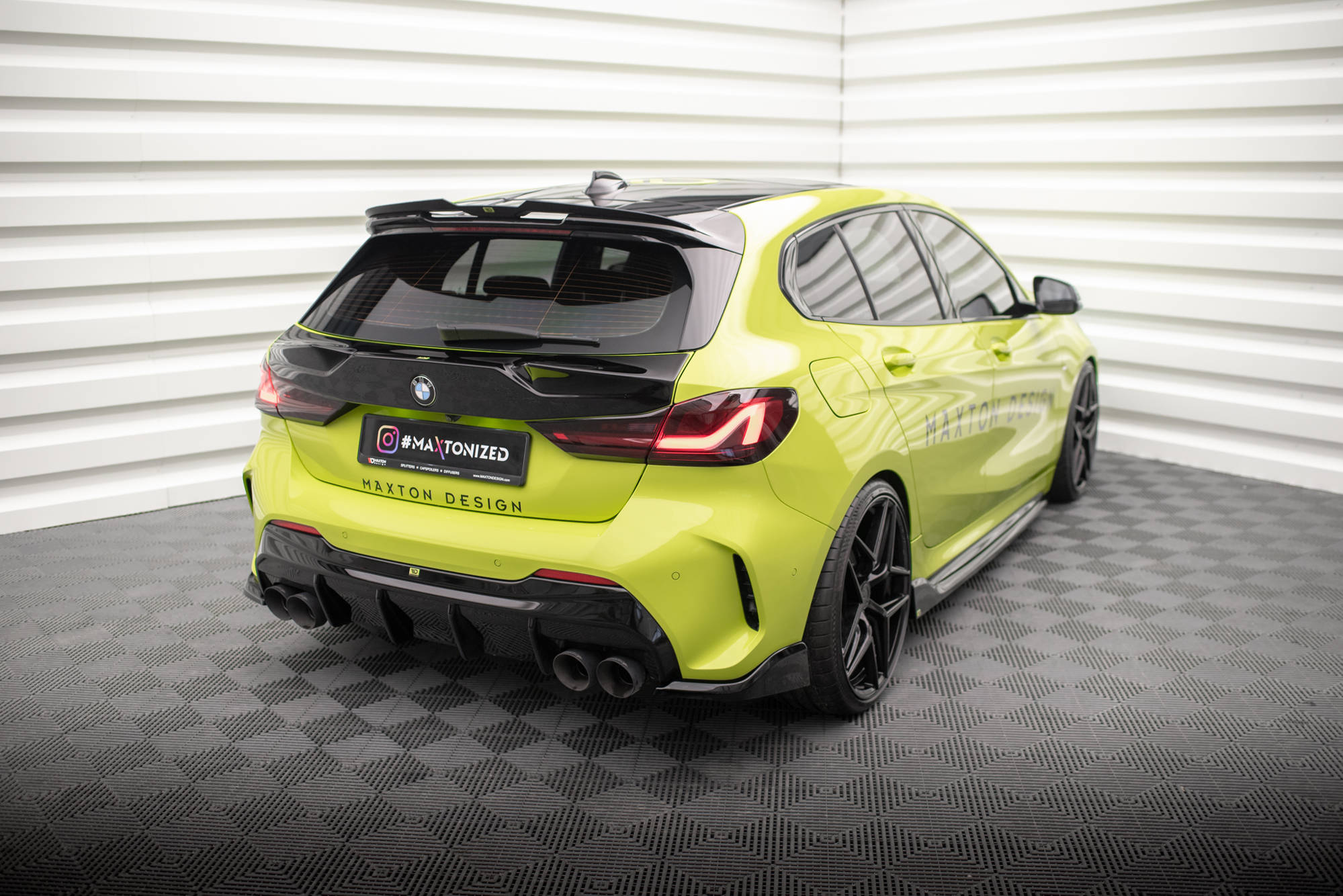 Rear Side Splitters V.6 BMW 1 F40 M-Sport / M135i - 2