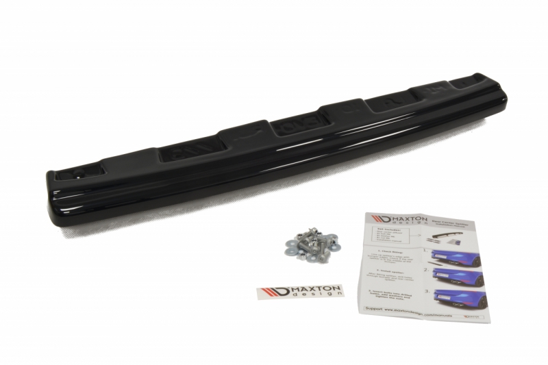 CENTRAL REAR SPLITTER MITSUBISHI LANCER EVO X (WITH VERTICAL BARS) - 3