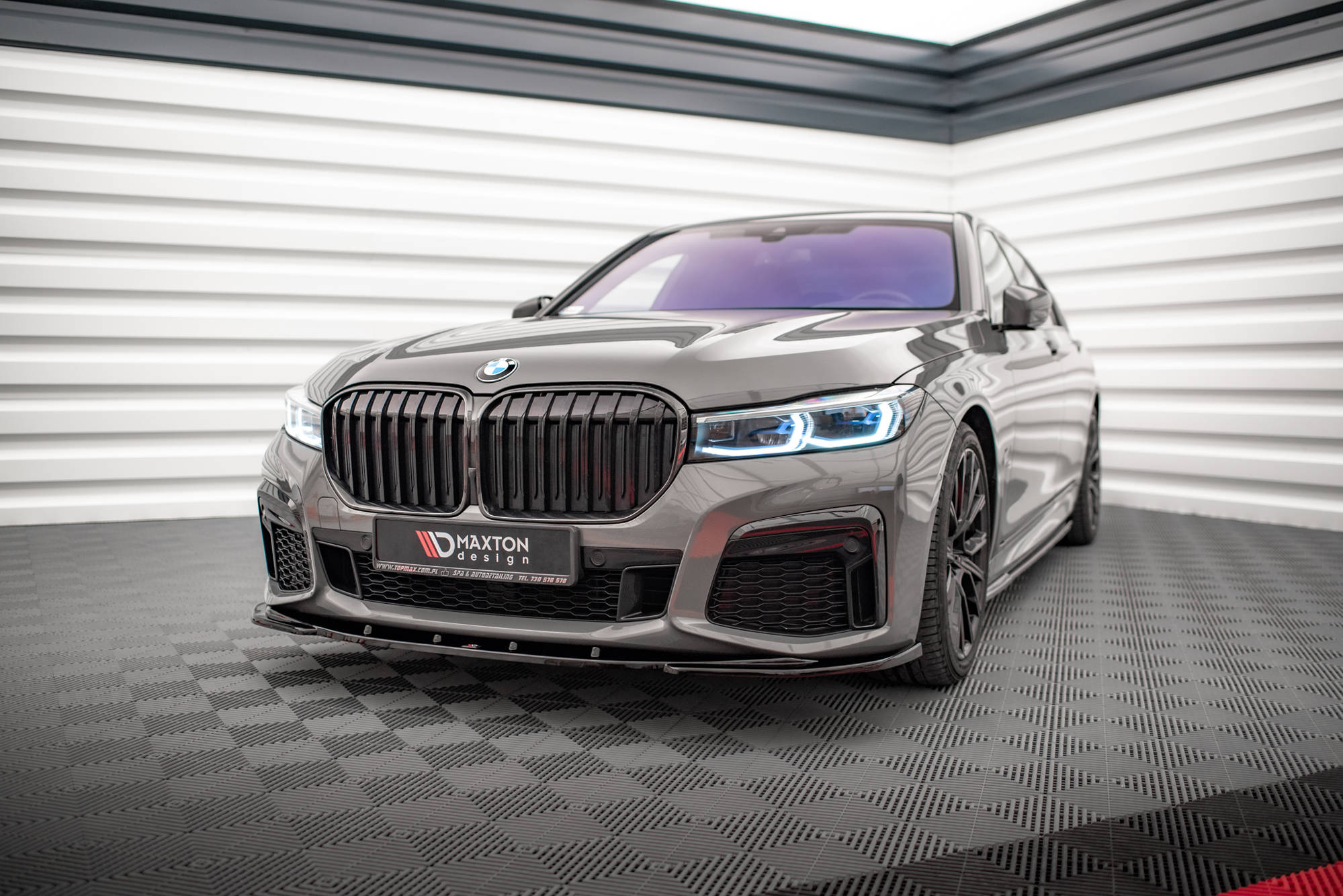 Front Splitter V.1 Bmw 7 G11 M-pack Facelift (2019-) - 3