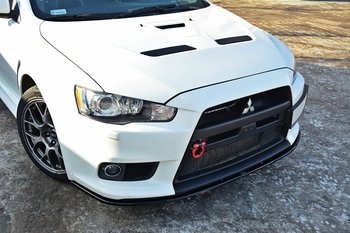 FRONT SPLITTER V.2 MITSUBISHI LANCER EVO X
