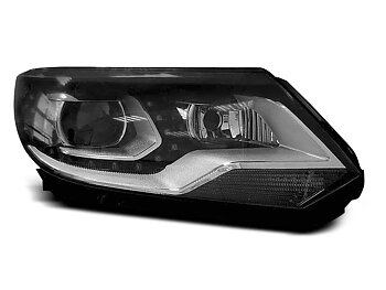 HEADLIGHTS VW TIGUAN 2011 -  DRL BLACK