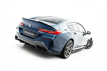 REAR SPLITTER (WITH VERTICAL BARS) SUITABLE FOR BMW 8 GRAN COUPE M-PACK G16 – MAXTON DESIGN