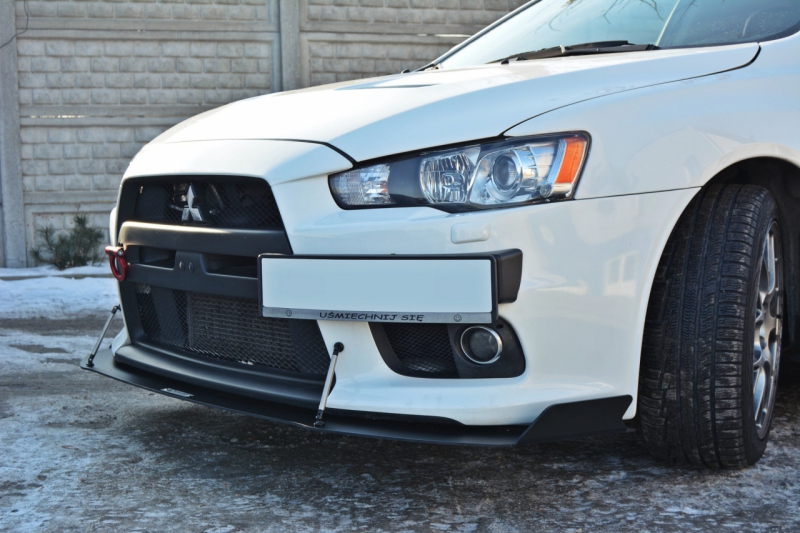 FRONT RACING SPLITTER V.1 MITSUBISHI LANCER EVO X - 3
