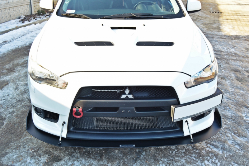 FRONT RACING SPLITTER V.1 MITSUBISHI LANCER EVO X - 2