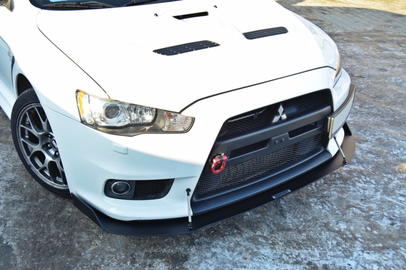 FRONT RACING SPLITTER V.1 MITSUBISHI LANCER EVO X