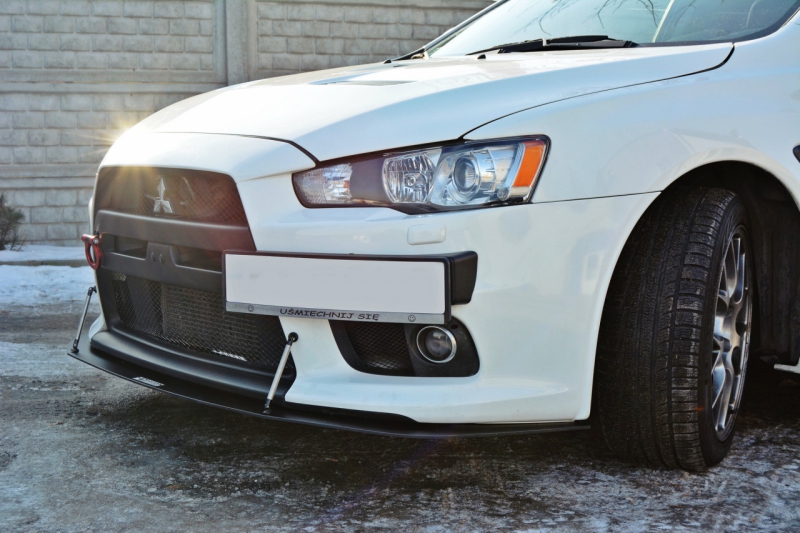 FRÄMRE STÖTFÅNGARE RACING LÄPP MITSUBISHI LANCER EVO X - 3
