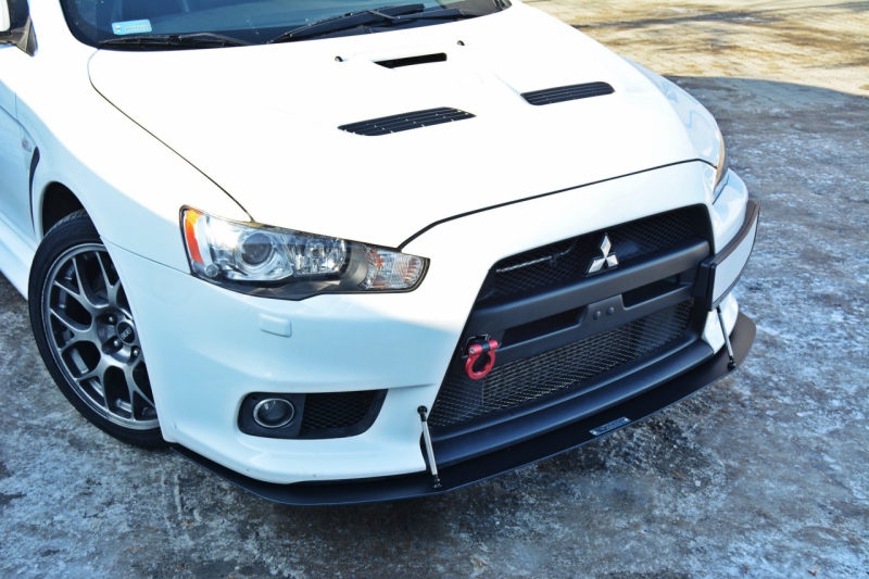 FRÄMRE STÖTFÅNGARE RACING LÄPP MITSUBISHI LANCER EVO X - 2