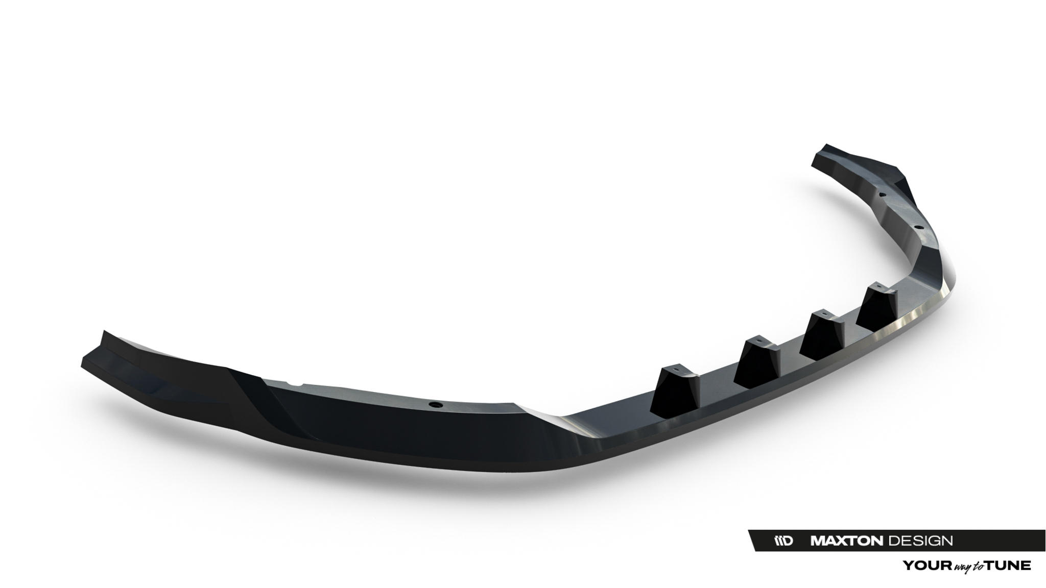 FRONT SPLITTER SUITABLE FOR RENAULT CLIO MK5 FACELIFT – MAXTON DESIGN - 4