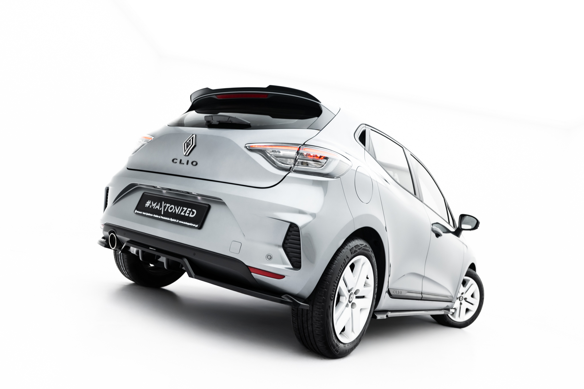 REAR SPLITTER (WITH VERTICAL BARS) SUITABLE FOR RENAULT CLIO MK5 FACELIFT – MAXTON DESIGN - 6