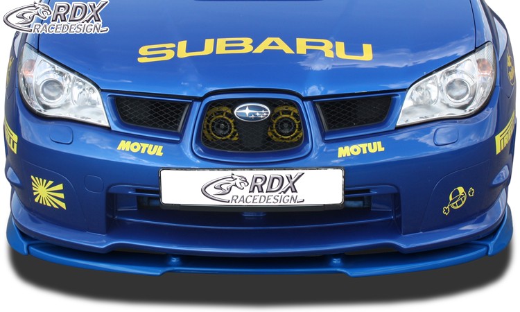 FRONT SPOILER VARIO-X SUBARU IMPREZA 3 (GD) WRX 2005-2007 FRONT LIP SPLITTER - 3