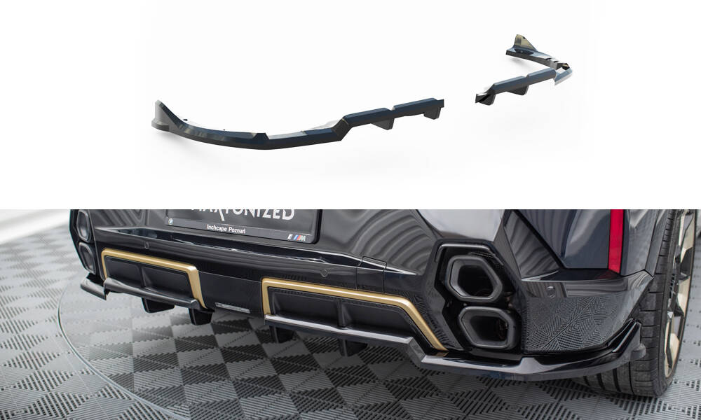 Central Rear Splitter (Vertical Bars) BMW XM G09