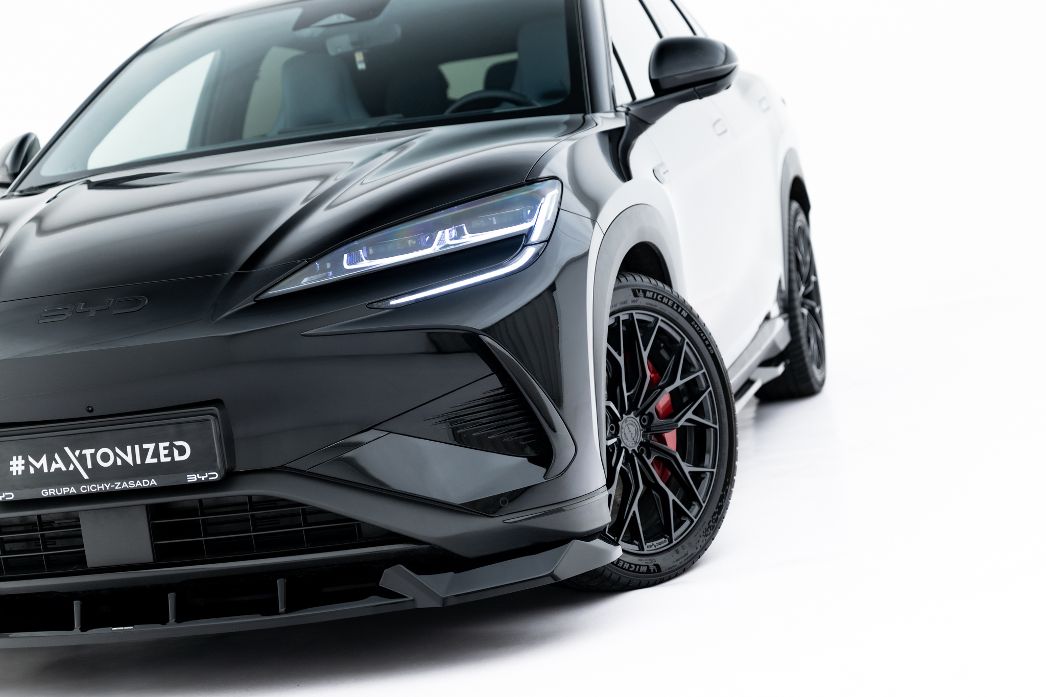 FRONT SPLITTER SUITABLE FOR BYD SEALION 7 MK1 – MAXTON DESIGN - 6