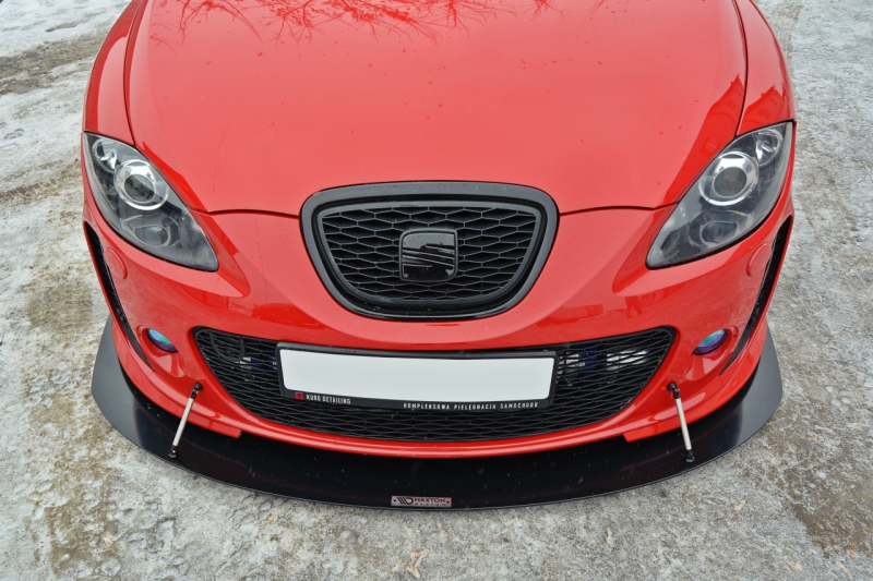 FRÄMRE STÖTFÅNGARE RACING LÄPP SEAT LEON MK2 MS