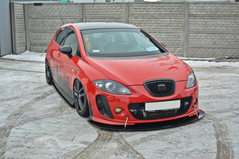 FRÄMRE STÖTFÅNGARE RACING LÄPP SEAT LEON MK2 MS - 4